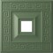 Ekena Millwork Eris Ceiling Medallion (Canopies up to 9 7/8"), 18"W x 18"H x 3 1/2"ID x 1 1/8"P, Athenian Green CM18ERAGF - alternate 1